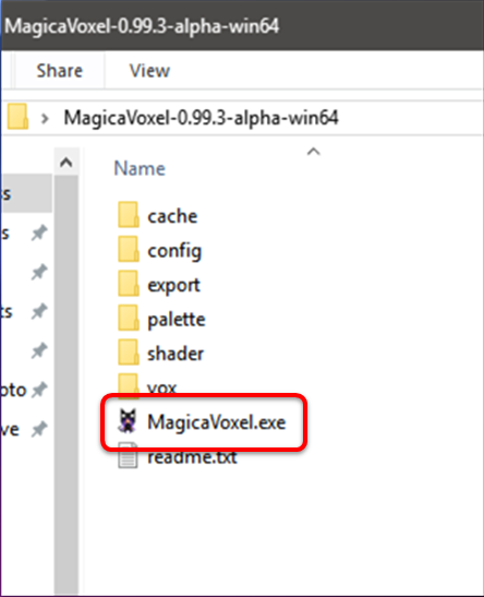magicavoxel import model